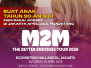 Buat Anak Tahun 90-an Nih! M2M Bakal Konser di Jakarta April 2025 Mendatang