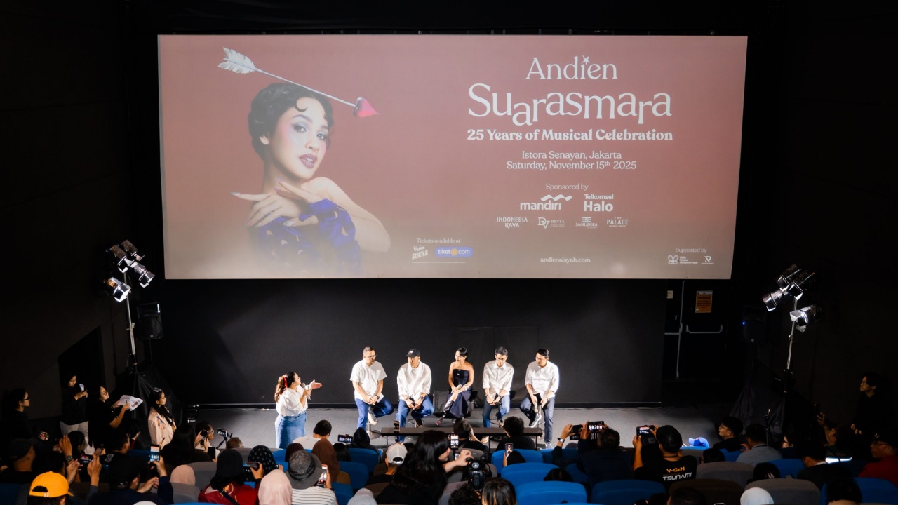 Hadir 25 November, Andien Rayakan 25 Tahun Berkarya Lewat Konser Suarasmara