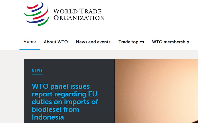 Dewan Badan Banding WTO Mati Suri, RI Minta Uni Eropa Patuhi Putusan Sengketa Biodiesel