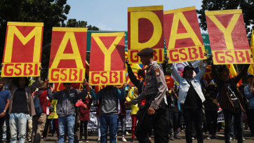 Seruan Hari Buruh Internasional di Tanah Air