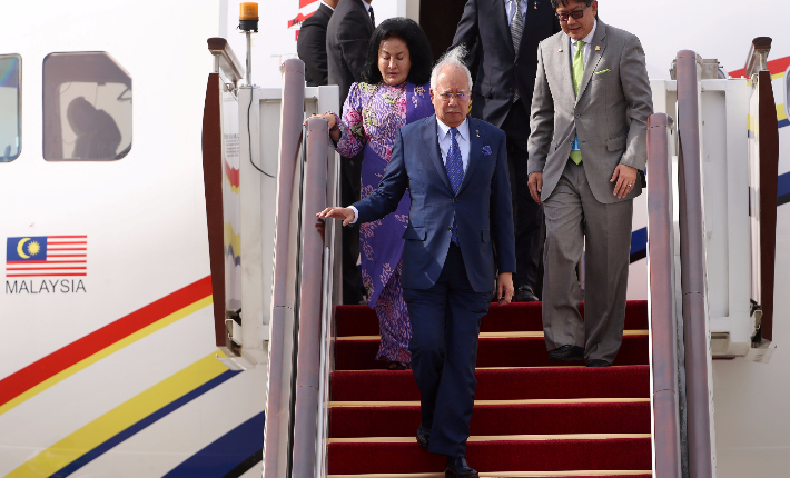 Perdana Menteri Najib Razak Berlibur di Bali