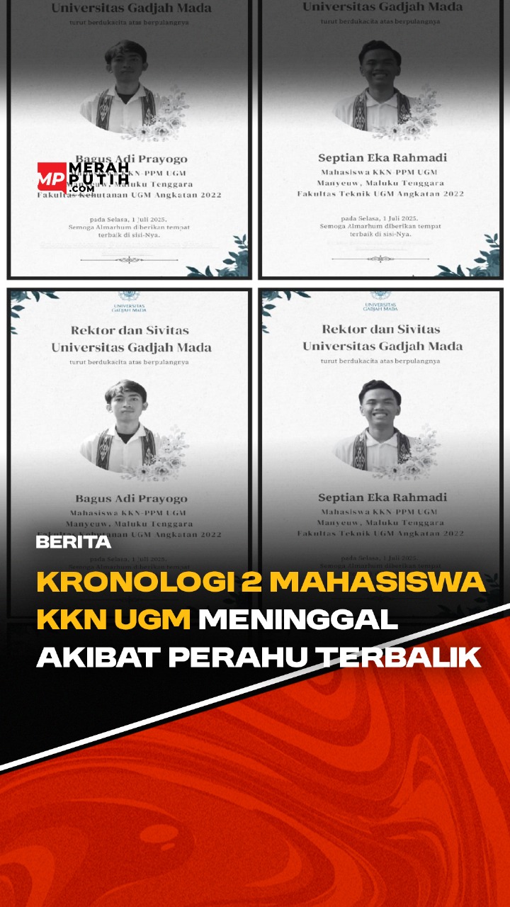 Kronologi 2 Mahasiswa KKN UGM Meninggal Akibat Perahu Terbalik di Maluku