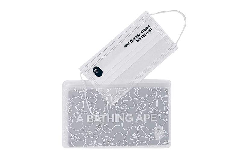 BAPE ABC NEON CAMO Face Mask & Case. (Foto Hypebeast)