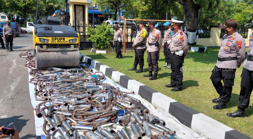 Jelang Pilkada, Polisi Kembali Gencarkan Razia Knalpot Brong