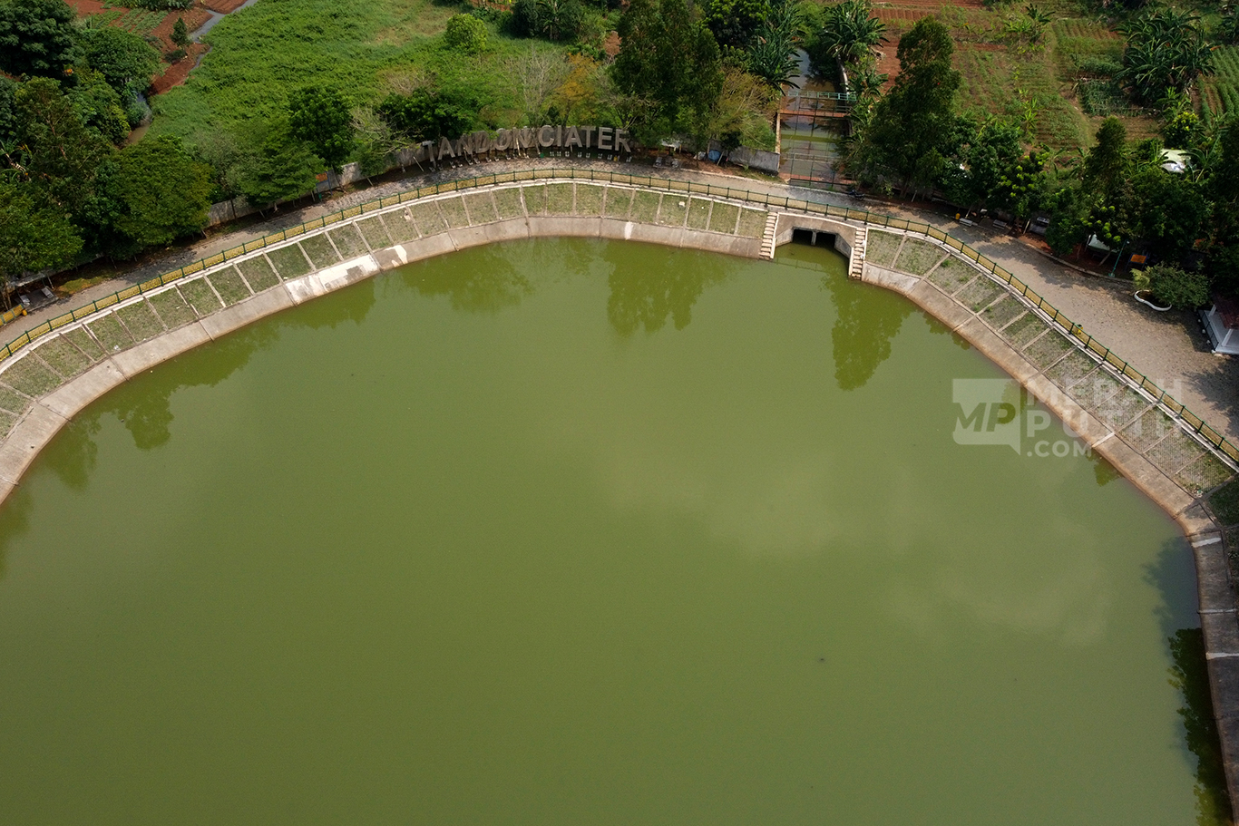 Menilik Tandon Ciater, Waduk Wisata yang jadi Resapan Air di Tangsel