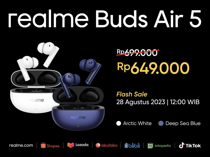 Ulang Tahun ke-5, realme Indonesia Tawarkan Beragam Produk Menarik