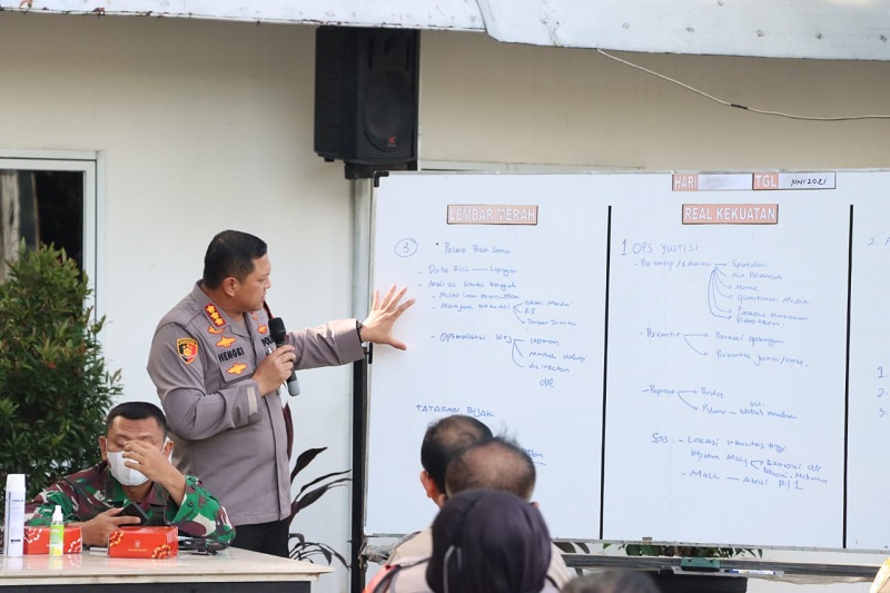 Kapolres Metro Jakarta Pusat Kombes Hengki Haryadi. (Kanugrahan)
