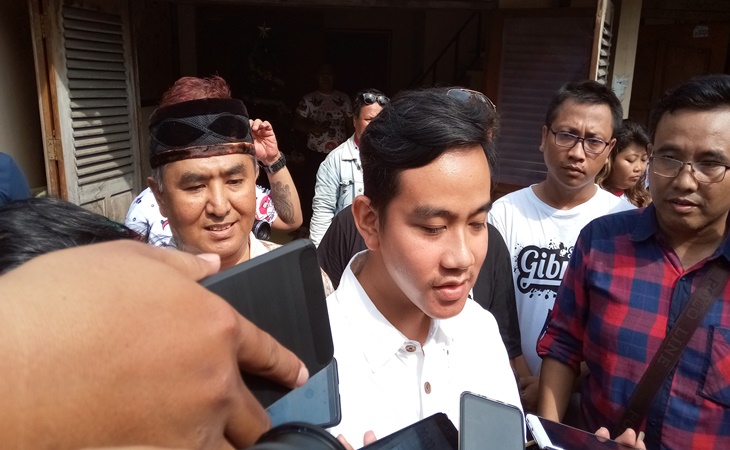 Gibran geber blusukan demi dongkrak elektabilitasnya di Pilwalkot Solo