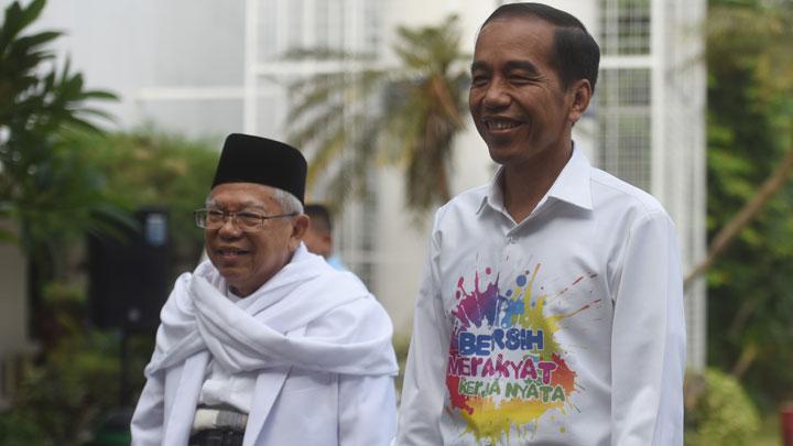 Jokowi dan Kiai Ma'ruf Amin