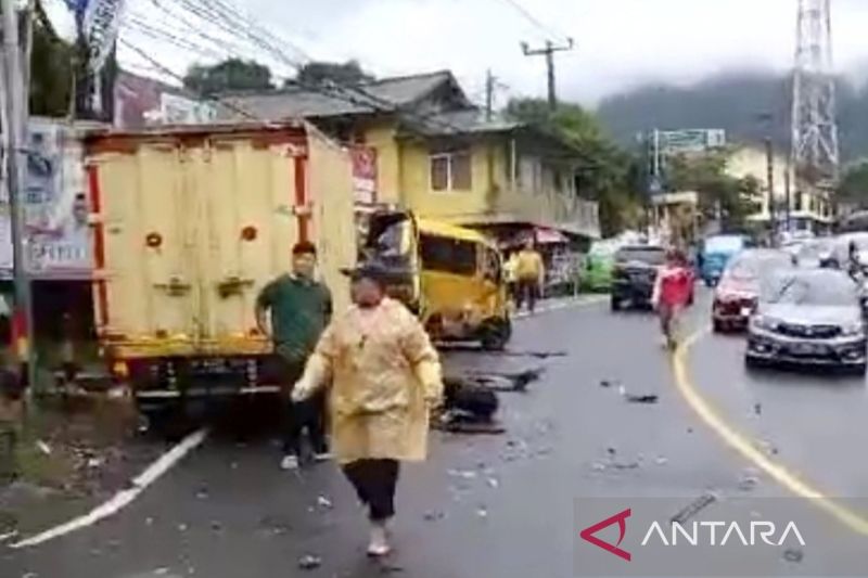 Kecelakaan Beruntun di Puncak Bogor Diduga karena Rem Blong