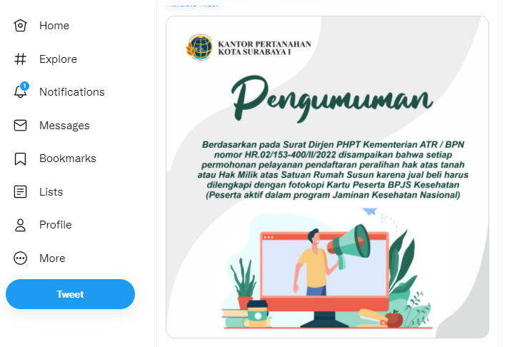 Pengumuman BPJS Kesehatan. 
