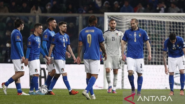 Kalah dari Makedonia Utara, Italia Gagal Lolos Piala Dunia 2022