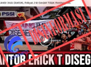 [HOAKS atau FAKTA]: Warga Jakarta Segel Kantor Ketum PSSI