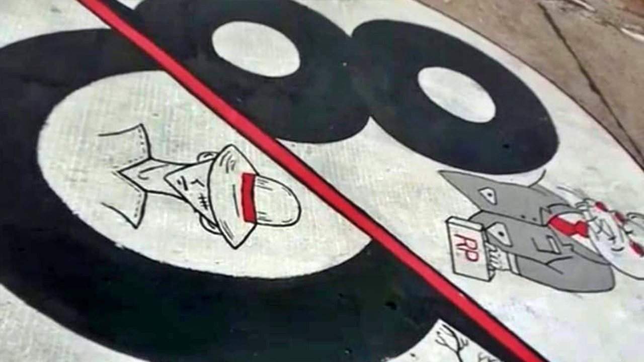 Mural One Piece Dihapus, Warga Kampung Sragen Ganti dengan Gambar Tikus Berdasi