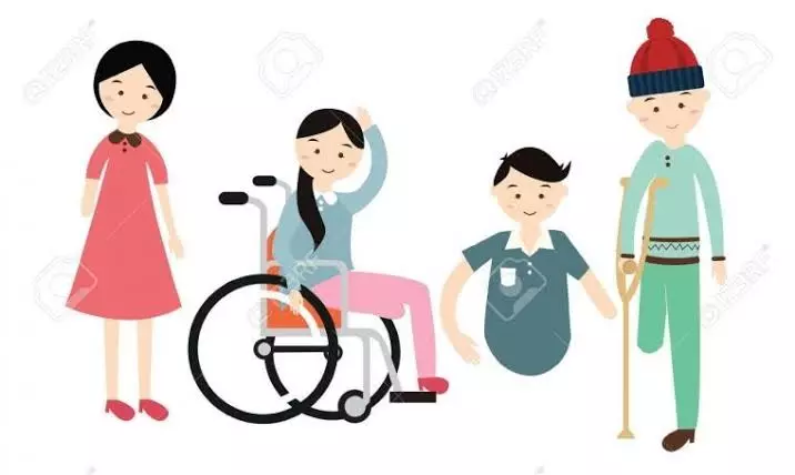 Ilustrasi penyandang disabilitas