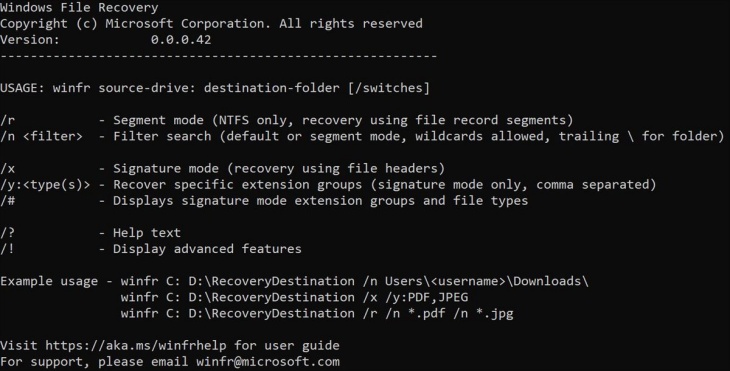 Windows File Recovery tool. (Foto: The Verge) 
