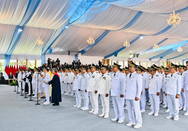 Sumpah Jabatan 961 Kepala Daerah Pilkada Serentak 2024 di Istana Negara 