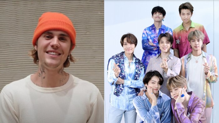 juatin bieber x BTS