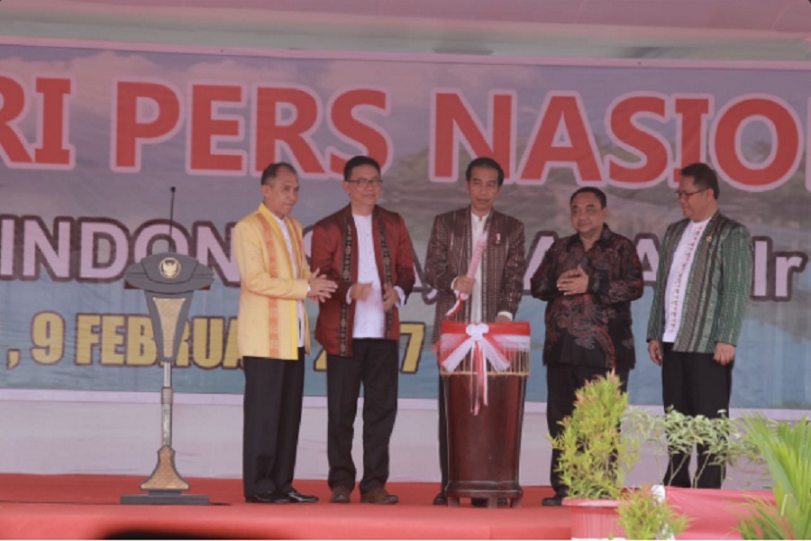 HPN 2017, Presiden Jokowi: Mari Bersama Cegah Berita Hoax