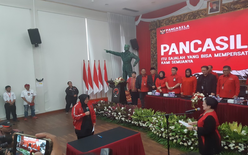 Pelantikan Tri Rismaharini sebagai Ketua DPP PDIP Bidang Kebudayaan
