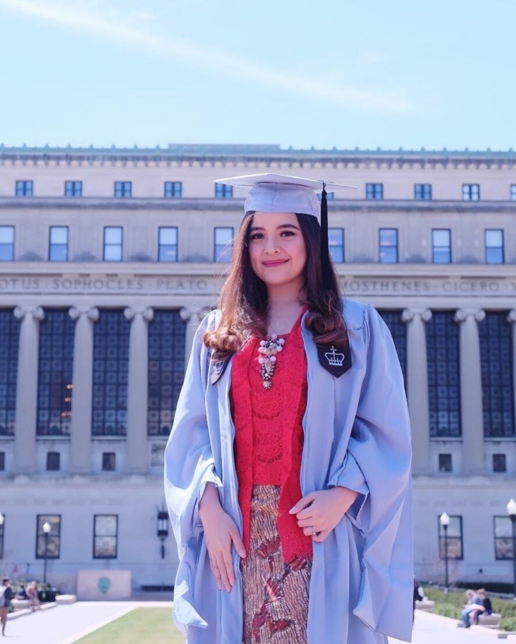 Tasya Kamila merupakan jebolan universitas terbaik di dunia, Colombia University. (Foto: Instagram/@tasyakamila)