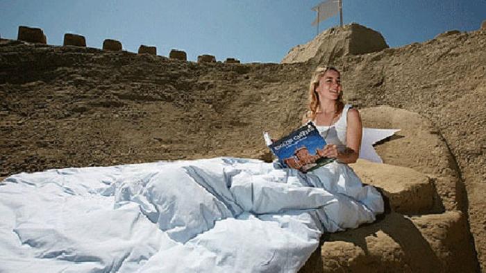 Hotel terbuat dari pasir (Foto: Sand Castle Hotel)