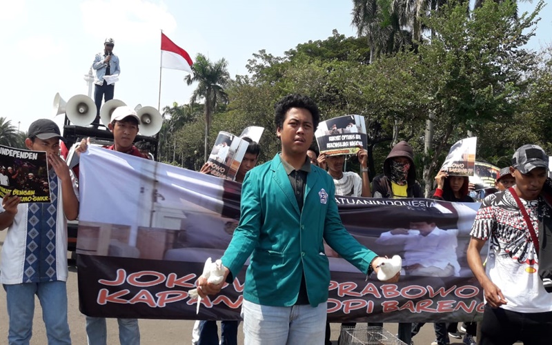 Demo mahasiswa desak Amien Rais ditangkap