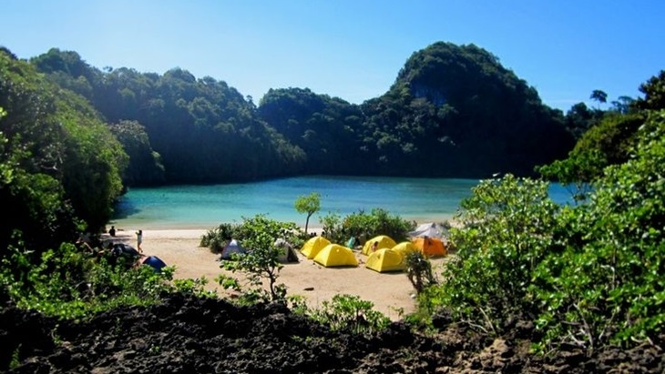 Pulau Sempu di Malang. (pinterest)