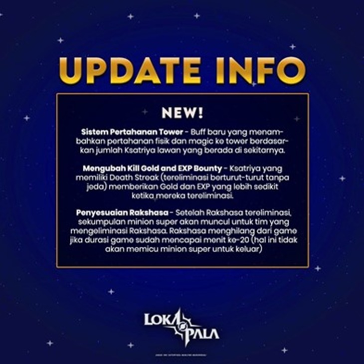 Lokapala Hadirkan Event Seru dan Update Patch