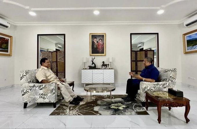 Bertemu SBY di Pacitan Hari Ini, Prabowo: Beliau Senior Saya di Militer