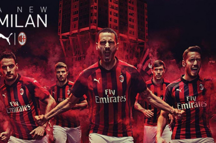 Duh, Seragam Baru AC Milan Minus Teknologi Terbaik PUMA