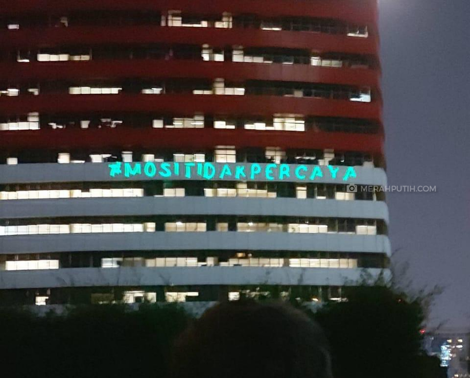 KPK Laporkan Aksi Tembakan Laser 'Berani Jujur Pecat' ke Polisi