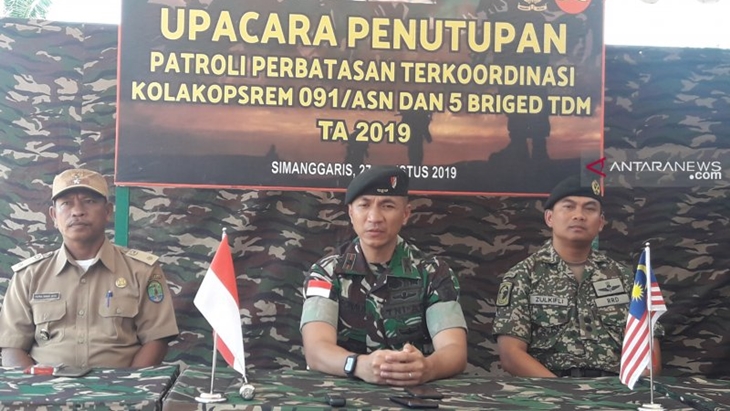 TNI dan Tentara Malaysia Bersinergi Cegah Penyelundupan