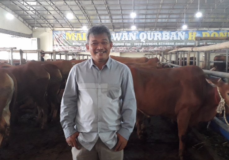 Haji Doni, Putra Asli Betawi Yang Sukses Jadi Juragan Sapi