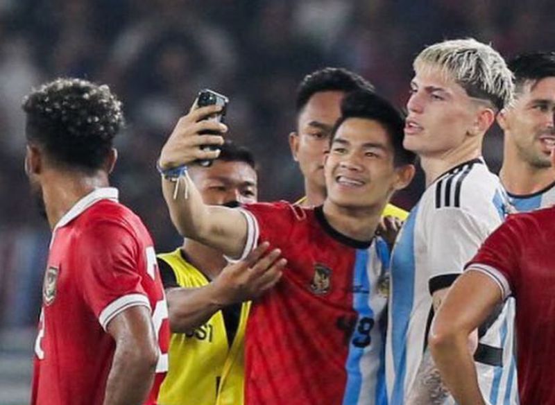 Pitch Invader di Laga Timnas Indonesia Vs Argentina Masuk Daftar Hitam PSSI