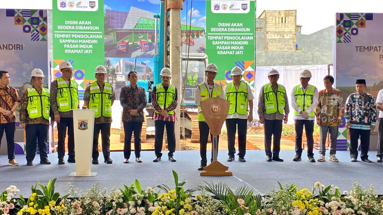 Pj Heru Groundbreaking Pembangunan Pengolahan Sampah Mandiri, Anggaran Capai Rp 70 Miliar