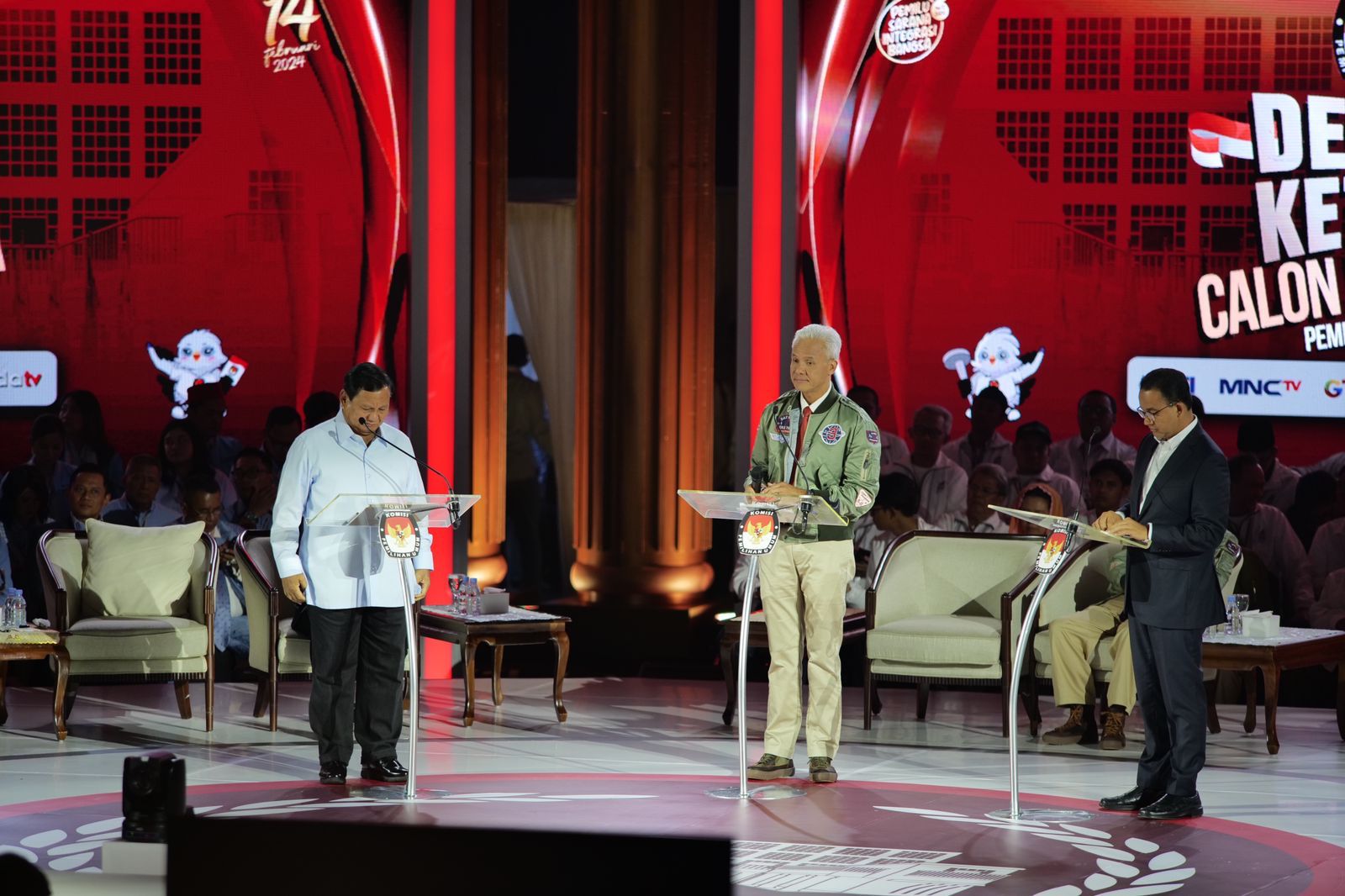 Prabowo Sebut Data Ganjar dan Anies Keliru