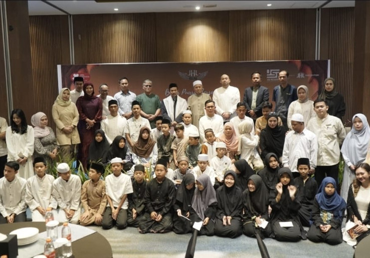 JHL Foundation Santuni Santri dan Yatim Piatu di Bogor, Beri Pesan Kepemimpinan untuk Masa Depan