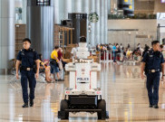 Robot Polisi di Changi Airport Singapura akan Bertambah
