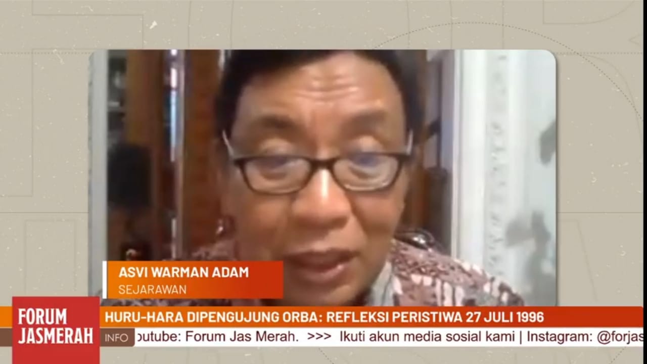 Sejarawan Kritisi Guru Sejarah Masih Ajarkan Narasi Kudatuli Versi Penguasa Orba