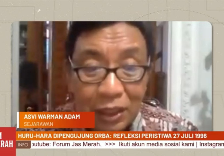 Sejarawan Kritisi Guru Sejarah Masih Ajarkan Narasi Kudatuli Versi Penguasa Orba