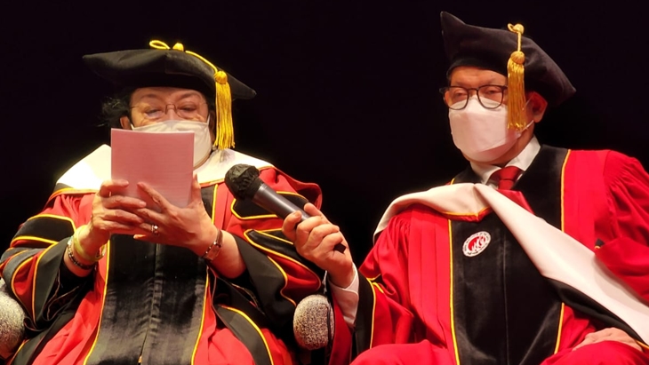 Kata Megawati Setelah Terima Gelar Profesor dari Seoul Institute of The Arts
