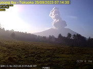 Gunung Ibu Erupsi