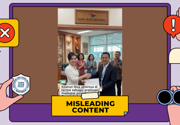 [HOAKS atau FAKTA]: Garuda Indonesia Rekrut 'Pramugari Gadungan' yang Pakai Seragam Maskapai Batik Air