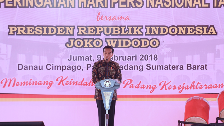 Peringatan HPN, Presiden Jokowi: Hoax Marak, Kehadiran Pers Makin Diperlukan