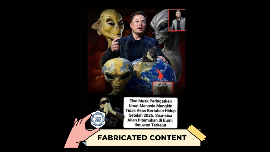 [HOAKS atau FAKTA]: Elon Musk Prediksi Manusia Mulai Punah Tahun 2026