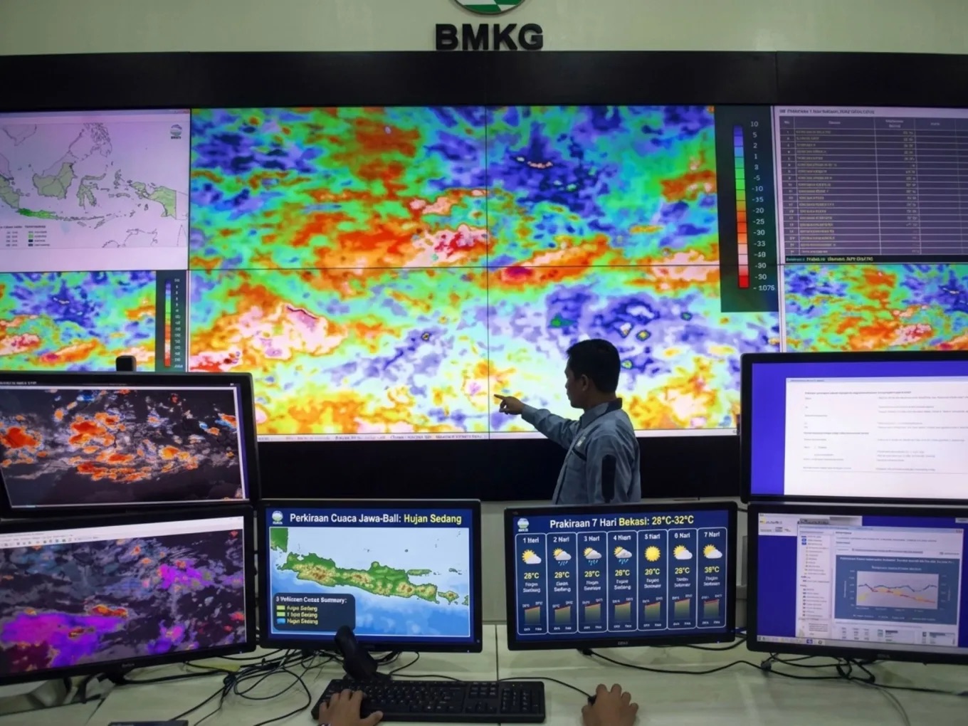 BMKG Peringatkan Sejumlah Daerah di Indonesia Hujan Deras dengan Petir dan Angin Kencang Hari Ini