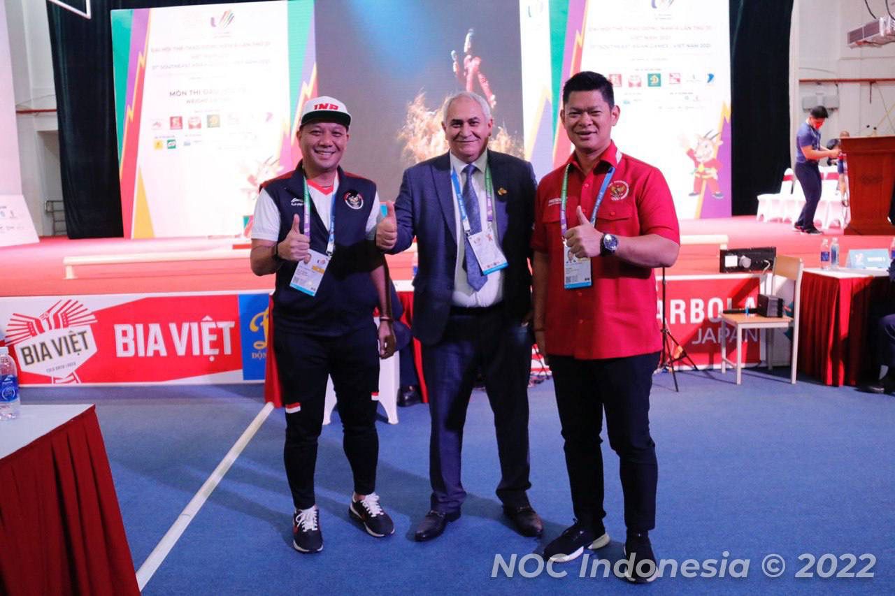 Ketua NOC Indonesia Bawa Kabar Baik untuk Cabor Angkat Besi Usai Bertemu IWF