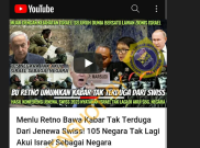 [HOAKS atau FAKTA]: Menlu Indonesia Tegaskan Israel Tidak Diakui 105 Negara
