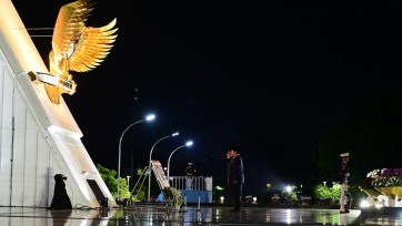 Momen Presiden Prabowo Subianto Pimpin Upacara Ziarah Nasional Hari Pahlawan 